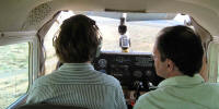 Final approach to Baringo airfield